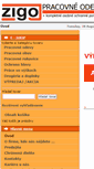 Mobile Screenshot of pracovneodevyzigo.sk